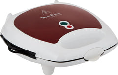 Moulinex Breaktime 3-in-1 Sandwich & Waffle Maker 700W Red/White | SW612543