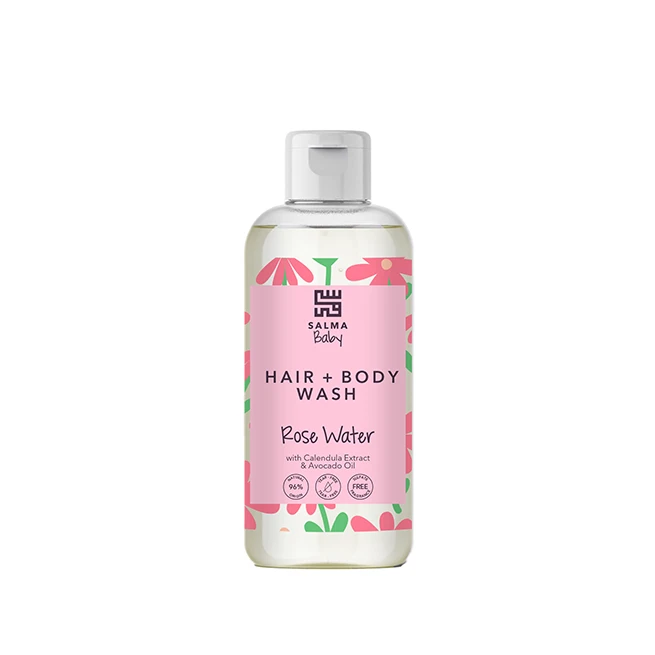 Salma Hair + Body Wash Rose Water