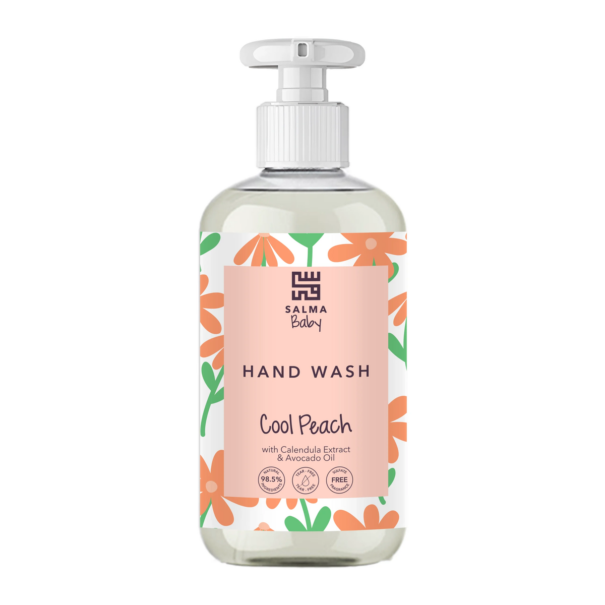 Salma Baby Hand Wash Cool Peach 500ml