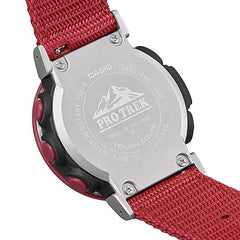 Casio PRO TREK Solar Climbing Watch - Burgundy | PRG-30B-4DR