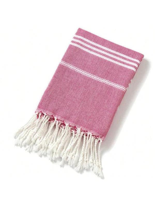Turkish Beach Towel 100×180CM – Red | AL42238-3