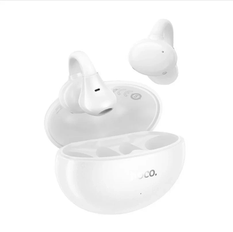 Hoco EA8 Open-Ear True Wireless Clip-On Earbuds – White | EA8