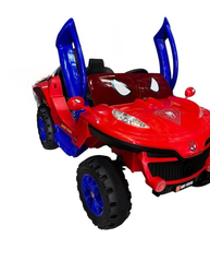 Kids Spider-Themed Electric Ride-On Car – Red & Blue | BBF-9588
