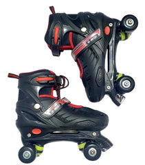 G-MIQI Adjustable Kids Roller Skates – Red & Black | 570-2