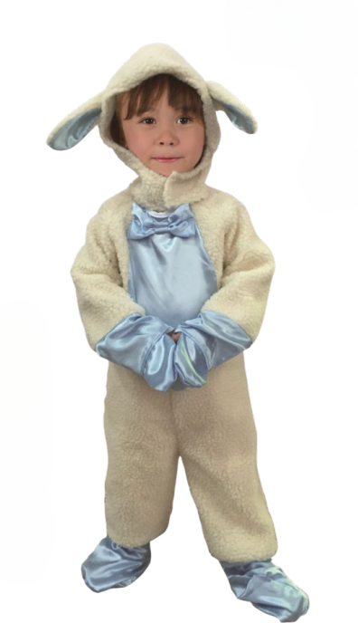 Blue Lamb Costume (Jumpsuit, Hood) - INFANT (80-92CM) | LB009-02/03