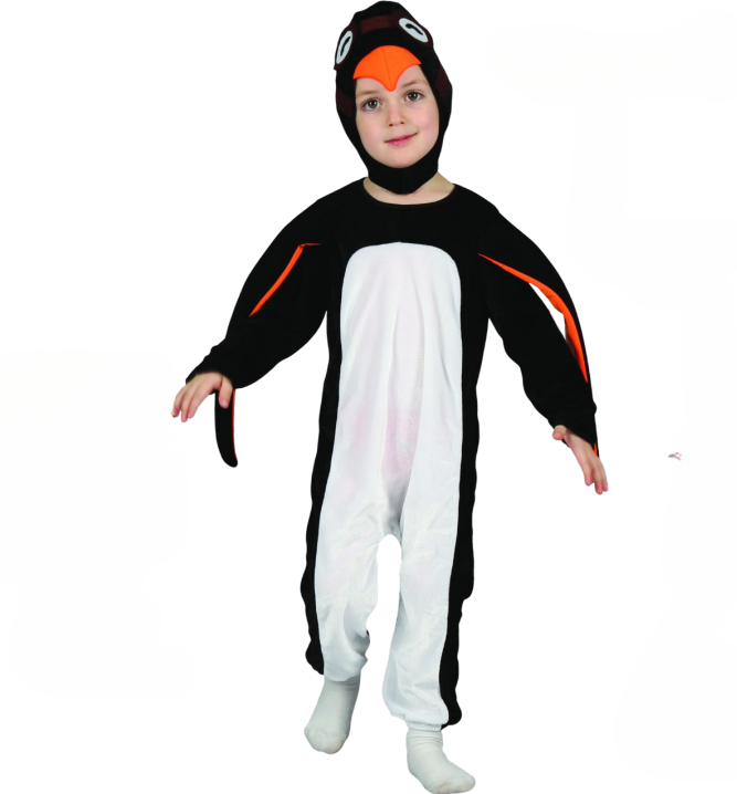 Penguin Costume (Jumpsuit with Hood) - INFANT (80-92CM) | 092541