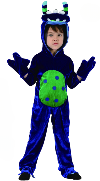Monster Costume (Jumpsuit with Hood) - INFANT (80-92CM) | 92203