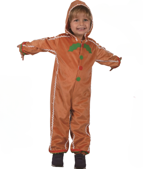 Gingerbread Costume (Jumpsuit) - TODDLER (92-104CM) | 092621