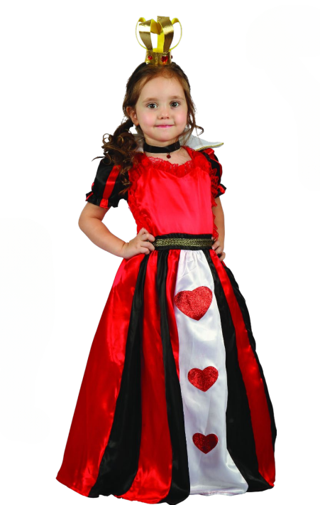 Heart Princess Costume (Dress, Headpiece, Necklace) - TODDLER (92-104CM) | 092579