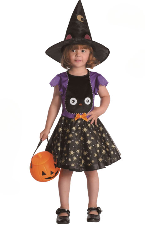 Witch Costume (Dress, Hat) - TODDLER (92-104CM) | 092600