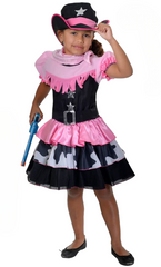 Cowgirl Costume (Dress, Hat, Belt, Necktie) - TODDLER (92-104CM) | 092599