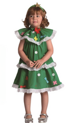 Christmas Tree Costume (Dress, Headpiece) - INFANT (80-92CM) | 092657