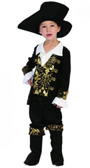 Pirate Captain Costume (Pant, Top, Boot Covers, Hat) - INFANT (80-92CM) | 92430