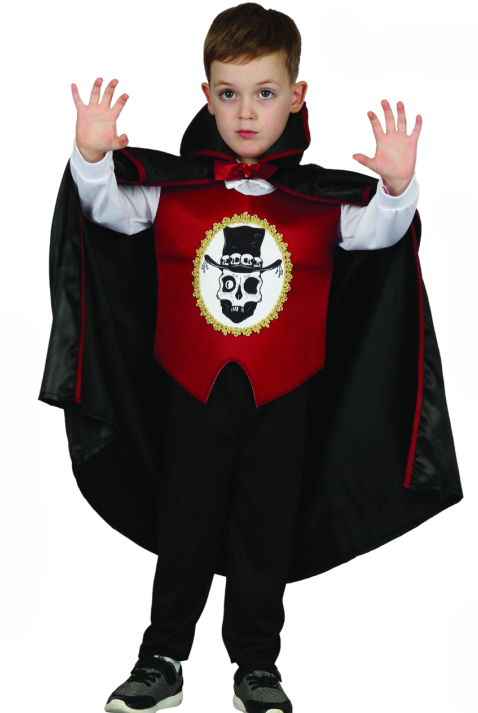 Vampire Costume (Pant, T-Shirt, Cape) - Infant (80-92CM) | 092511