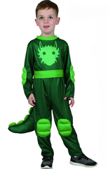 Green Super Hero Costume (Overall, Belt) - Infant (80-92CM) | 092513