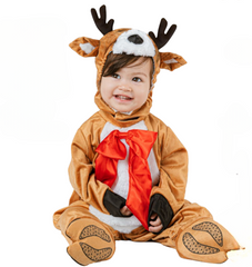 Little Deer Costume (Jumpsuit, Hood, Boots) - Toddler (92-104CM) | 092809