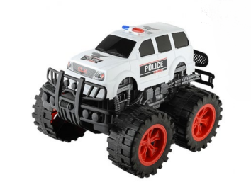 Toy Car – Police Monster Truck Edition White | CLK-302