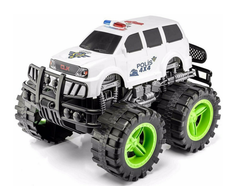 Jumbo Monster Truck - Police 4x4 Edition, White | CLK-311
