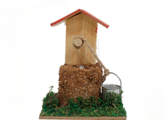 Christmas Decorative Wooden Water Well Figurine | AUS162216