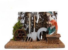 Christmas Nativity Farmer Scene with Tools | AUS162241