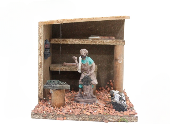 Christmas Blacksmith Workshop Figurine | AUS162246