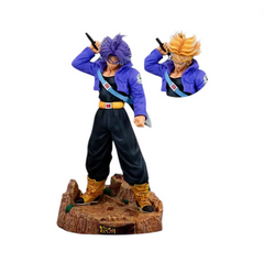 Dragon Ball Z Trunks 2 Heads Change 48CM Anime PVC Figure