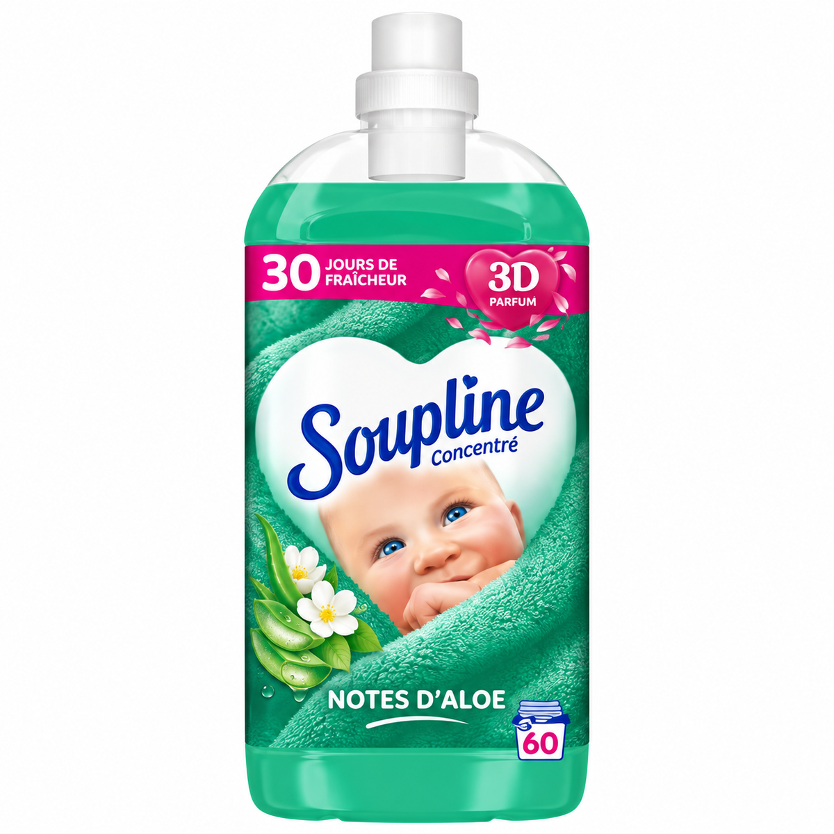 Soupline Concentrated Aloe Fabric Softener 1.35L | 30726373