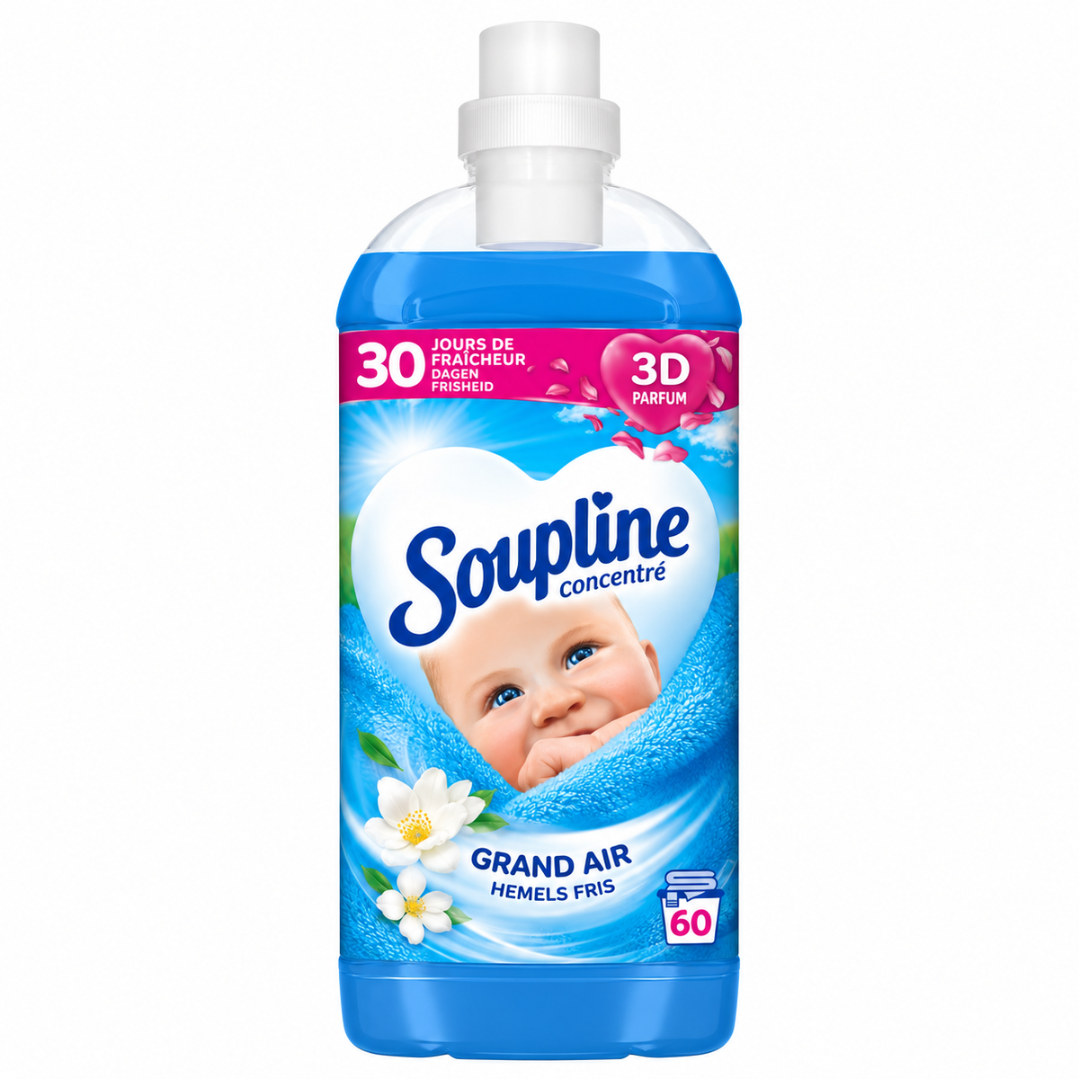 Soupline Concentrated Grand Air Fabric Softener 1.35L | 30726371