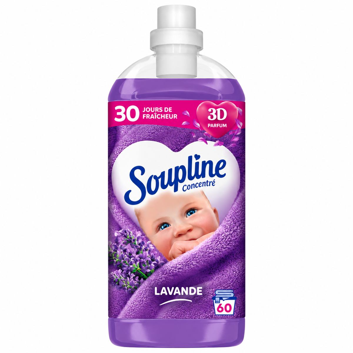 Soupline Concentrated Lavender Fabric Softener 1.35L | 30726372