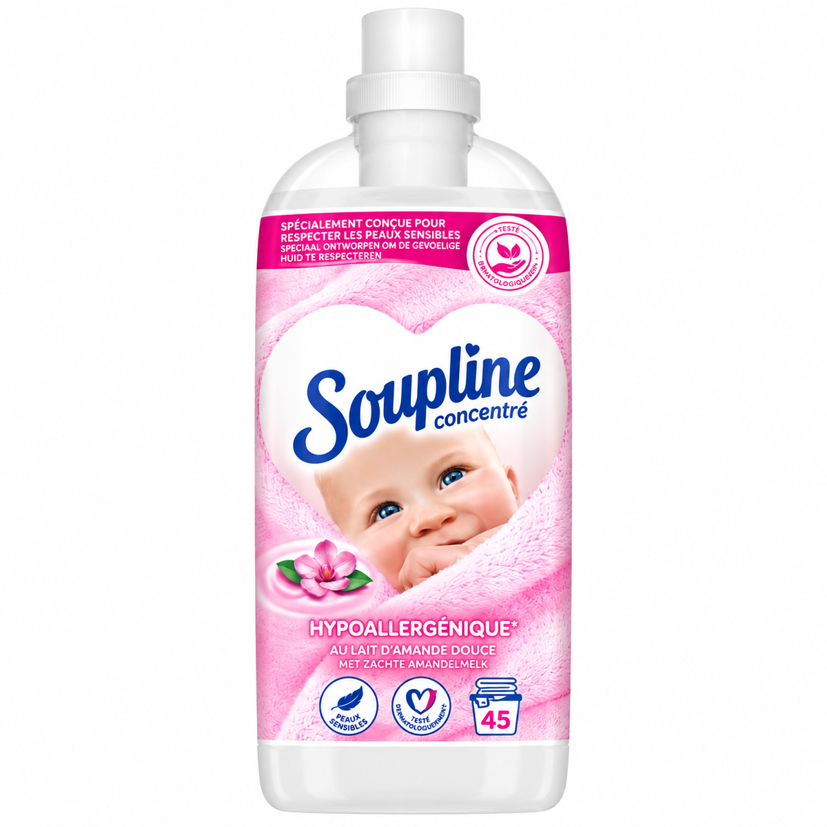 Soupline Concentrated Hypoallergenic Fabric Softener 1L | 30726351