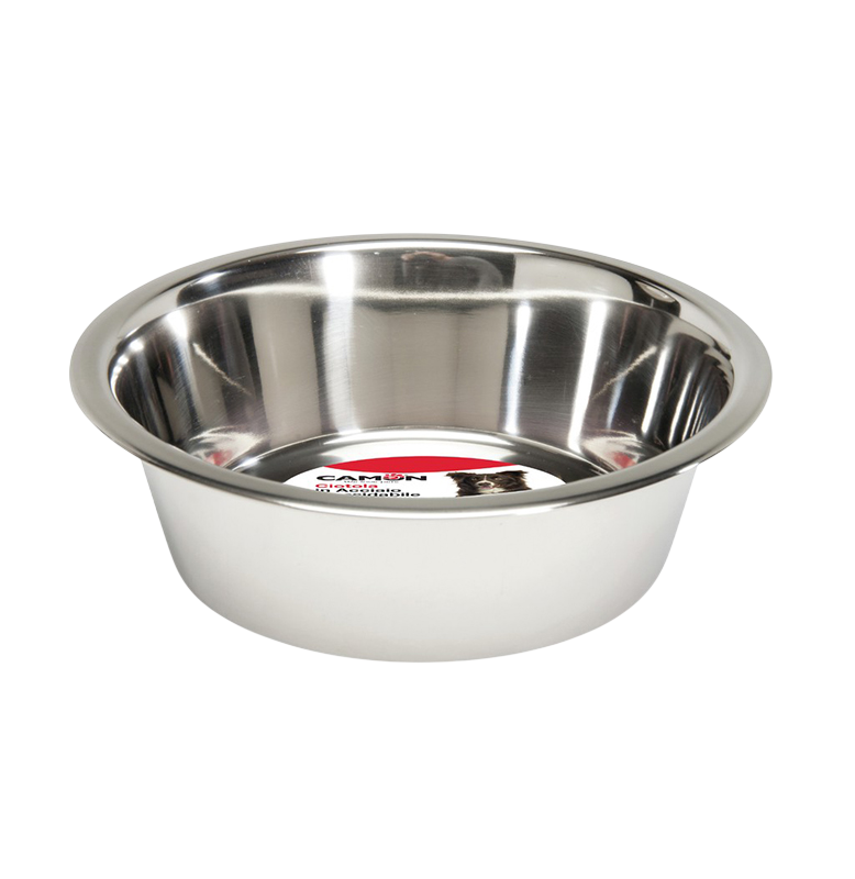 Camon Stainless Steel Pet Bowl - 2.5L | C040/F