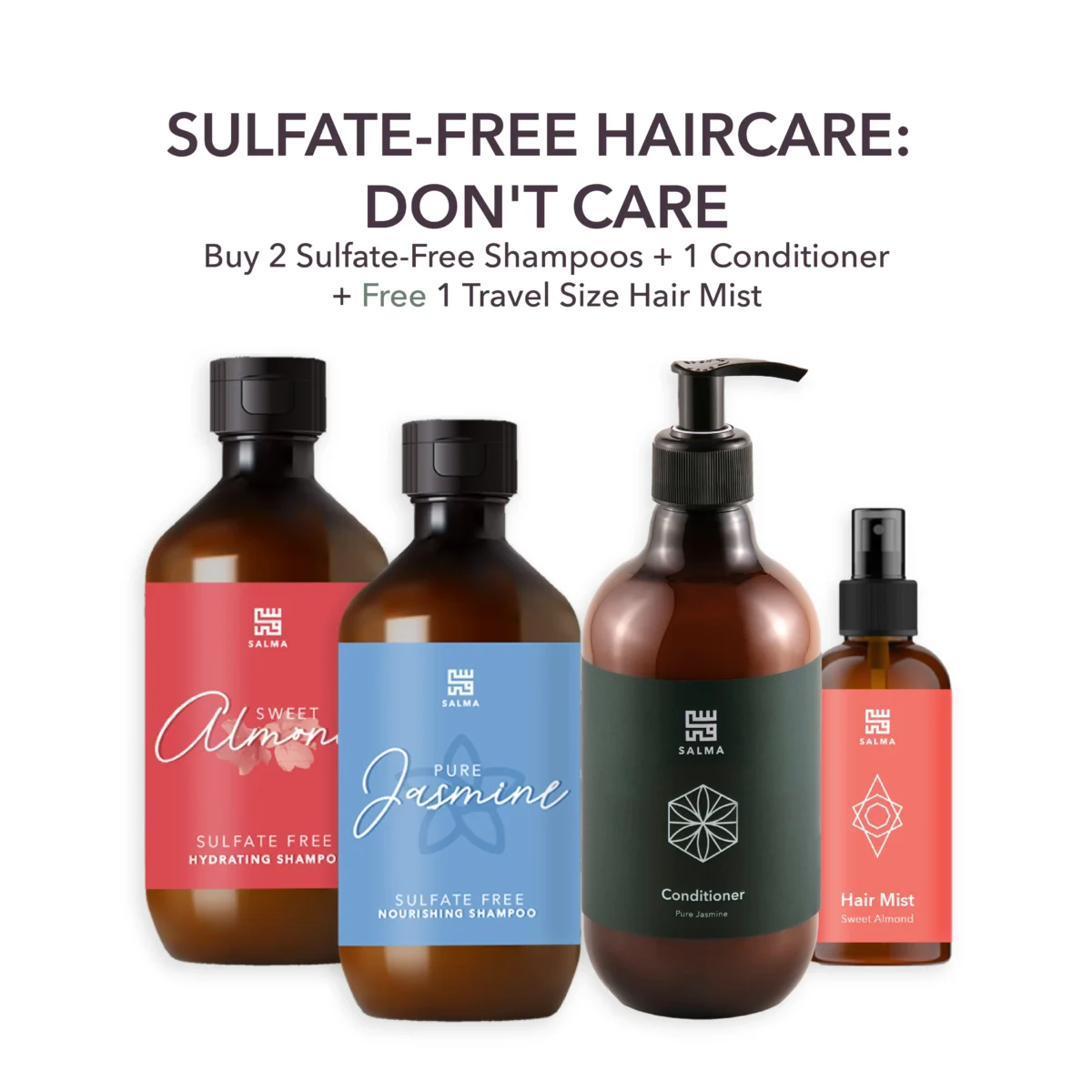 Salma Sulfate Free Haircare Essentials Bundle