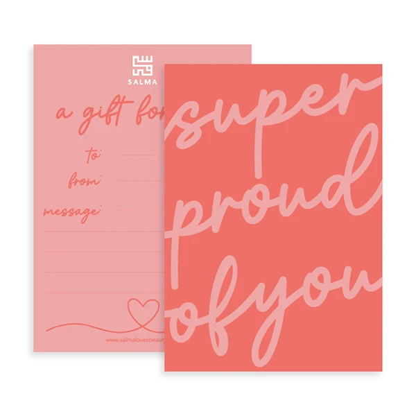 Salma Super Proud of You Greeting Card