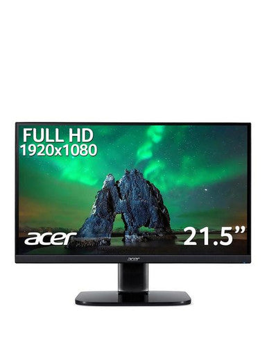 Acer 21.5in ZeroFrame FreeSync 1ms 250nits IPS LED Black Acer EcoDisplay Monitor | KA222Qbi