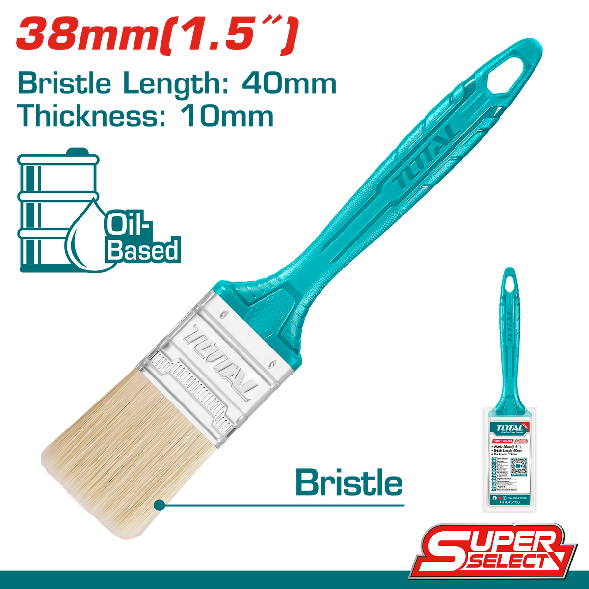 Total 1.5″ فرشاية دهان | THT845156
