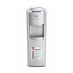 TCL Top Load Water Dispenser 3 Taps with Cabinet Silver | TY-LWYR33W/S