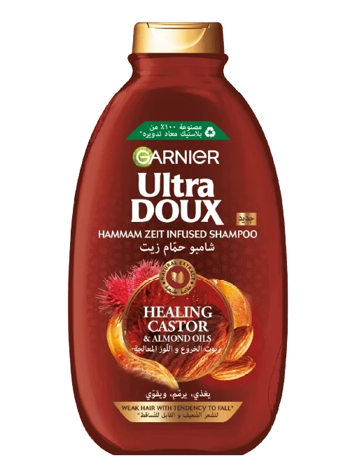 Garnier Ultra Doux Castor Oil & Almond Shampoo 400ml