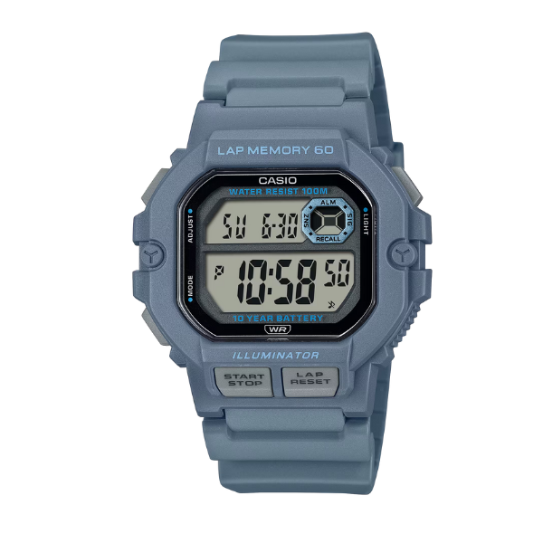 Casio Digital Men Watch - Blue | WS-1400H-2AVDF