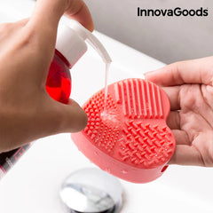 InnovaGoods Make-Up Brush Cleaner Heart | V0101013