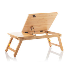 InnovaGoods Bamboo Folding Side Table Lapwood | V0103031