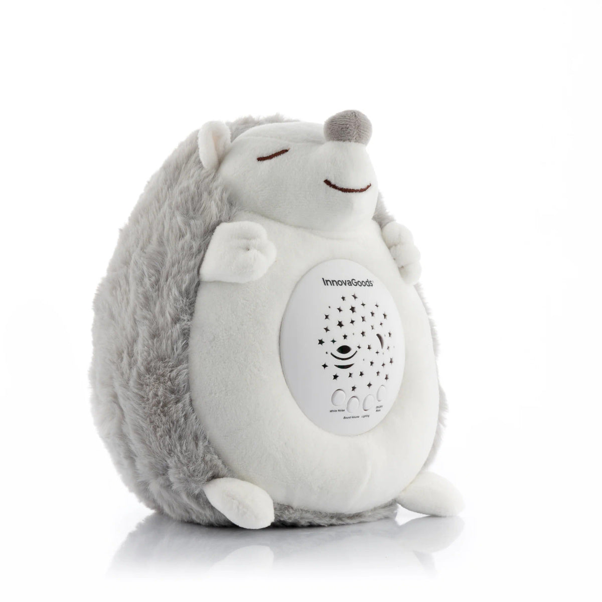 InnovaGoods Hedgehog Soft Toy With White Noise And Nightlight Projector Spikey|  V0103194