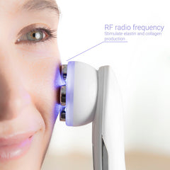 InnovaGoods Facial Massager with Radiofrequency, Phototherapy and Electrostimulation Wace | V0103440