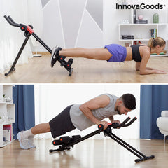 InnovaGoods Folding Abdominal Machine With Exercise Guide Plawer | V0103487
