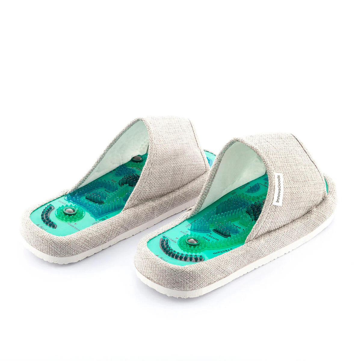 InnovaGoods Magnetic Acupressure Slippers Massers | V0103631