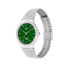 Casio Unisex 3-Hand Watch - Green / Silver | MQ-24DA-3ADF