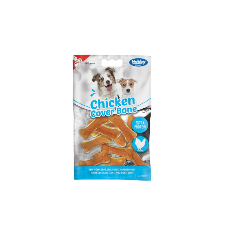 Nobby StarSnack Classic Barbecue Chicken Covered Bones Dog Treats 70g | 50876