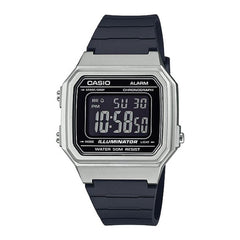 Casio Digital Men Watch - Black / Silver | W-217HM-7BVDF