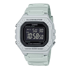 Casio Men Digital Watch - White | W-218H-8BVDF