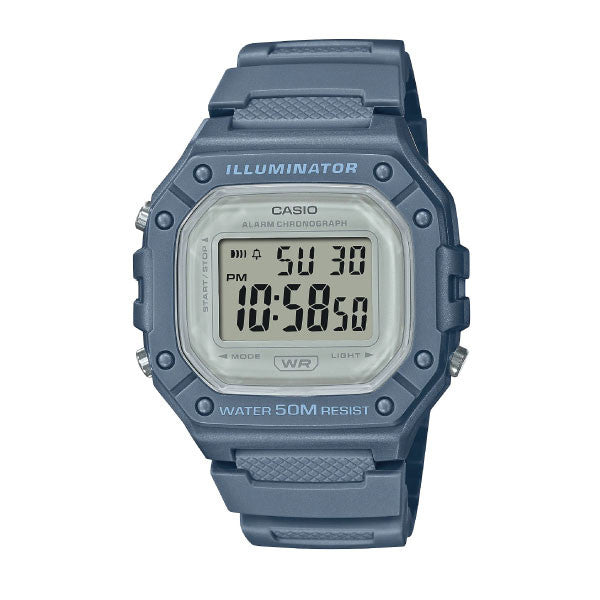 Casio Digital Watch Airforce Blue | W-218HC-2AVDF