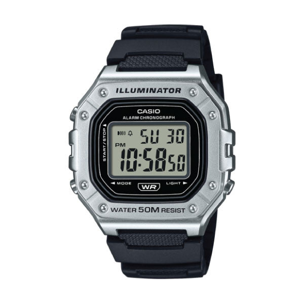 Casio Men Digital Watch - Black / Silver | W-218HM-7AVDF